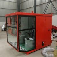 大連式，衛華式起重機司機室